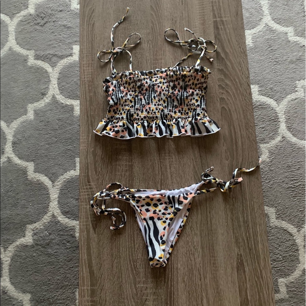 PaperHeart Swim Animal Print Bikini